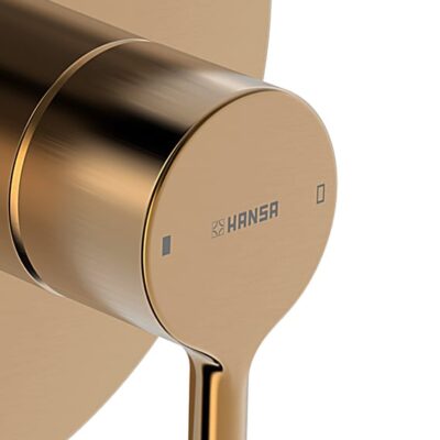 Hansa Vantis eengreeps inbouw douchemengkraan 1 verbruiker brons geborsteld 8261906781 5