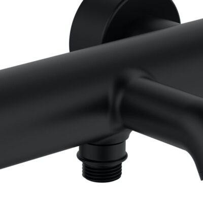 Hansa Vantis Style eengreeps opbouw badmengkraan 2 verbruikers mat-zwart 5444220733 5