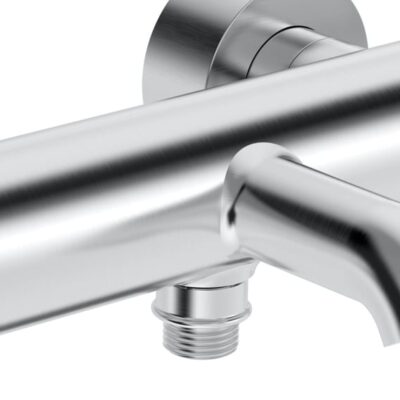 Hansa Vantis Style eengreeps opbouw badmengkraan 2 verbruikers rvs geborsteld 5444220780 5