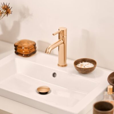 Hansa Vantis Style wastafelkraan brons geborsteld 5437220781 4