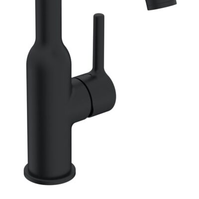 Hansa Vantis Style wastafelkraan mat-zwart 5455220733 5