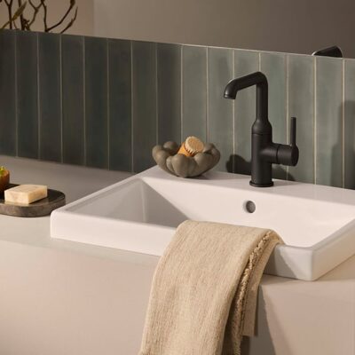 Hansa Vantis Style wastafelkraan mat-zwart 5455220733 8