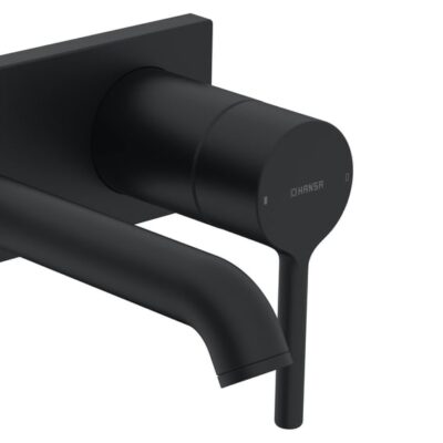 Hansa Vantis Style wastafelkraan mat-zwart 5480210733 4