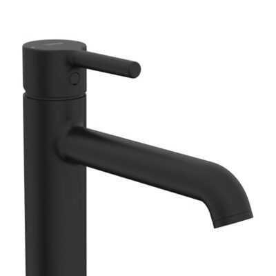 Hansa Vantis Style wastafelkraan met verhoogde kraanlichaam mat-zwart 5447220733 4