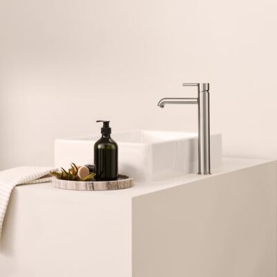 Hansa Vantis Style wastafelkraan met verhoogde kraanlichaam rvs geborsteld 5447220780 10 Hansa Vantis Style wastafelkraan met verhoogde kraanlichaam rvs geborsteld 5447220780 10