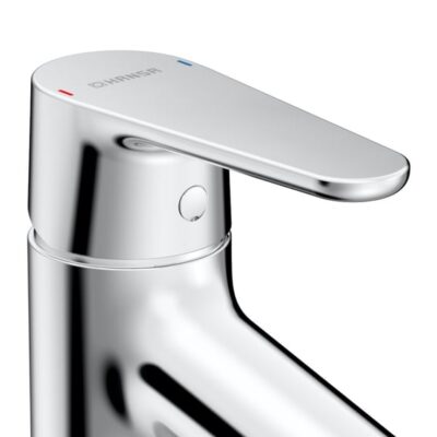 Hansa Vantis wastafelkraan XL ND met trekstang afvoergarnituur chroom 52461163 4