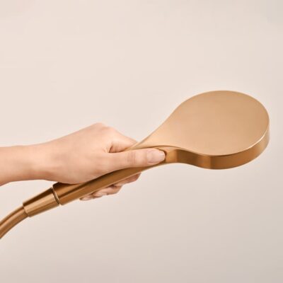 Hansa Viva thermostatische opbouw regendoucheset Ø250 mm brons geborsteld 6515920181 5