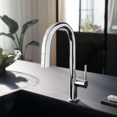 Hansgrohe Aqittura M91 filtersysteem 210 uittrekbare uitloop 1 straalsoort sBox starterset SodaSystem chroom 76806000 4