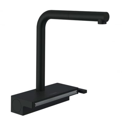 Hansgrohe Aquno Select M81 eengreeps keukenmengkraan mat-zwart 2straal uittrekbaar 73836670 12 Hansgrohe Aquno Select M81 eengreeps keukenmengkraan mat-zwart 2straal uittrekbaar 73836670 12