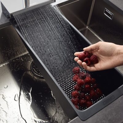 Hansgrohe Aquno Select M81 eengreeps keukenmengkraan mat-zwart 2straal uittrekbaar 73836670 13 Hansgrohe Aquno Select M81 eengreeps keukenmengkraan mat-zwart 2straal uittrekbaar 73836670 13