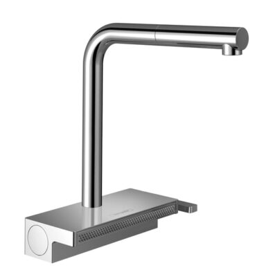 Hansgrohe Aquno Select M81 eengreeps keukenmengkraan uittrekbaar 2 straalsoorten chroom 73830000 9