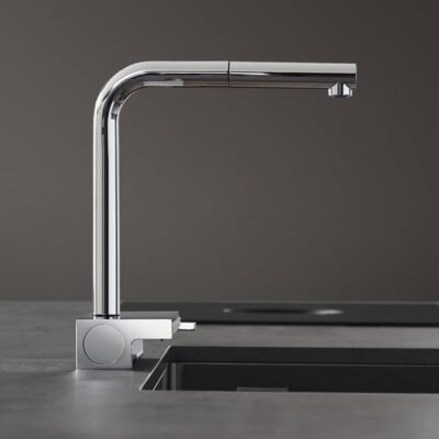 Hansgrohe Aquno Select M81 eengreeps keukenmengkraan uittrekbaar 2straal chroom 73836000 10