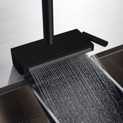 Hansgrohe Aquno Select M81 eengreeps keukenmengkraan uittrekbaar mat-zwart 73830670 4