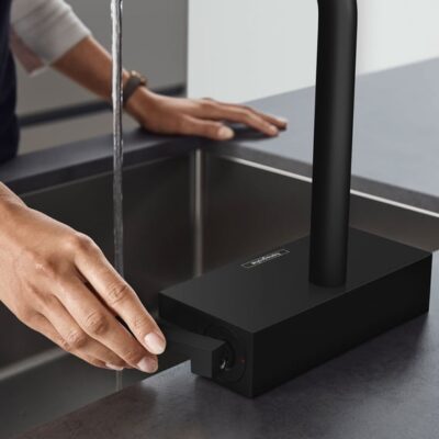 Hansgrohe Aquno Select M81 eengreeps keukenmengkraan uittrekbaar mat-zwart 73837670 9