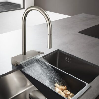 Hansgrohe Aquno Select M81 keukenmengkraan uittrekbaar 3 stralen edelstaal 73837800 4