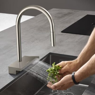 Hansgrohe Aquno Select M81 keukenmengkraan uittrekbaar 3 stralen edelstaal 73837800 6