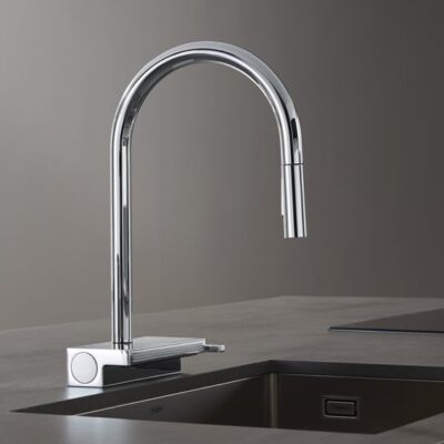 Hansgrohe Aquno Select M81 keukenmengkraan uittrekbaar 3jet chroom 73831000 20