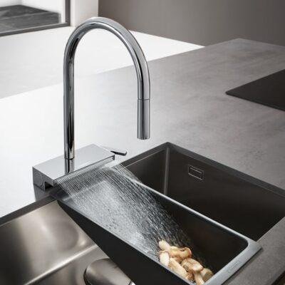 Hansgrohe Aquno Select M81 keukenmengkraan uittrekbaar 3jet chroom 73831000 4