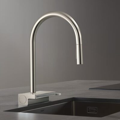 Hansgrohe Aquno Select M81 keukenmengkraan uittrekbaar 3jet draaibaar edelstraal 73831800 16