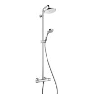 Hansgrohe Croma 220 thermostatische opbouw regendouche Ø22cm wandmontage chroom 27185000