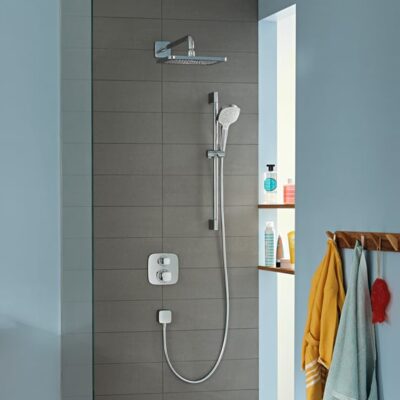 Hansgrohe Croma E hoofddouche 1 straalsoort 280 x 170 mm chroom 26258000 11 Hansgrohe Croma E hoofddouche 1 straalsoort 280 x 170 mm chroom 26258000 11