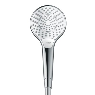 Hansgrohe Croma Select S eengreeps handdouche met meerdere standen in chroom en wit 26800400 4