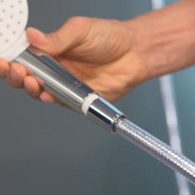 Hansgrohe Crometta glijstangset met garnituur 1 straalsoort 959 mm chroom wit 26539400 6