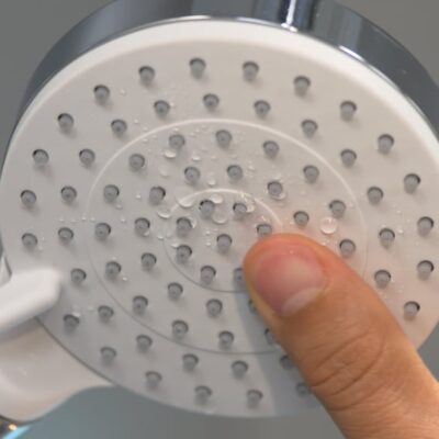 Hansgrohe Crometta glijstangset met garnituur 2 straalsoorten 669 mm chroom wit 26553400 6