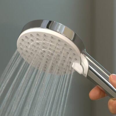 Hansgrohe Crometta handdoucheset zonder stang 2 straalsoorten chroom wit 26694400 7 Hansgrohe Crometta handdoucheset zonder stang 2 straalsoorten chroom wit 26694400 7