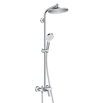 Hansgrohe Crometta S 240 eengreeps regendouche Ø24cm wandmontage chroom zonder thermostaat 27269000 8