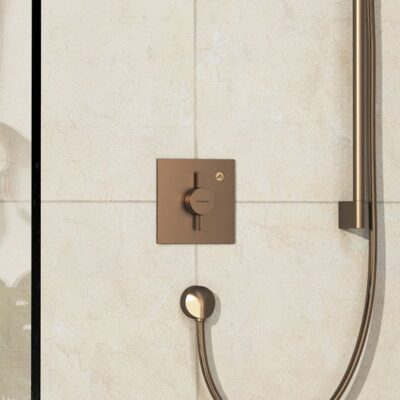 Hansgrohe DuoTurn E eengreeps inbouw douchemengkraan 1 verbruiker brons geborsteld 75617140 4