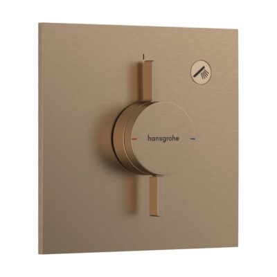 Hansgrohe DuoTurn E eengreeps inbouw douchemengkraan 1 verbruiker brons geborsteld 75617140 6