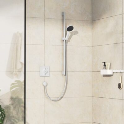 Hansgrohe DuoTurn E eengreeps inbouw douchemengkraan 1 verbruiker mat-wit 75617700 5