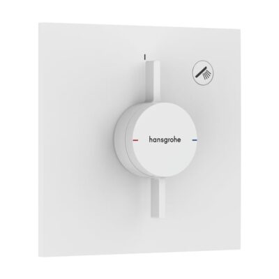 Hansgrohe DuoTurn E eengreeps inbouw douchemengkraan 1 verbruiker mat-wit 75617700 6
