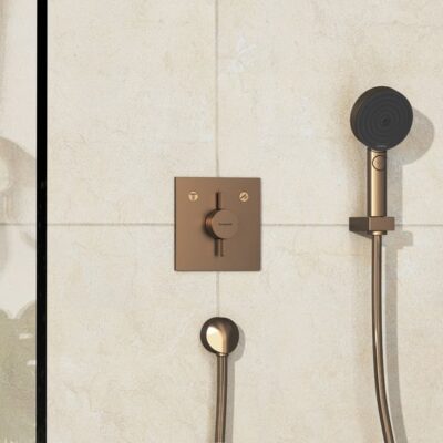 Hansgrohe DuoTurn E eengreeps inbouw mengkraan voor bad & douche 2 verbruikers brons geborsteld 75417140 4