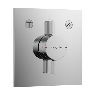 Hansgrohe DuoTurn E eengreeps inbouw mengkraan voor bad & douche 2 verbruikers chroom 75417000 9