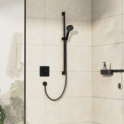 Hansgrohe DuoTurn Q eengreeps inbouw douchemengkraan 1 verbruiker mat-zwart 75614670 5