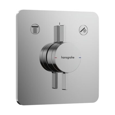 Hansgrohe DuoTurn Q eengreeps inbouw mengkraan voor bad & douche 2 verbruikers chroom 75414000 6