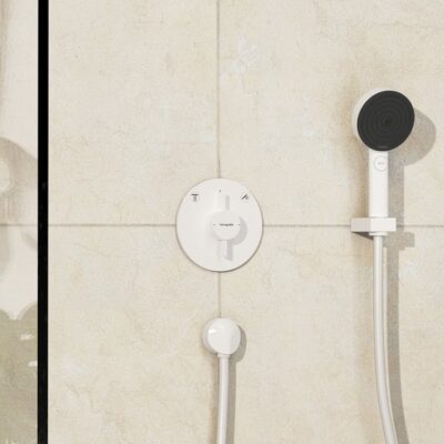 Hansgrohe DuoTurn S eengreeps inbouw mengkraan voor bad & douche 2 verbruikers mat-wit 75418700 4