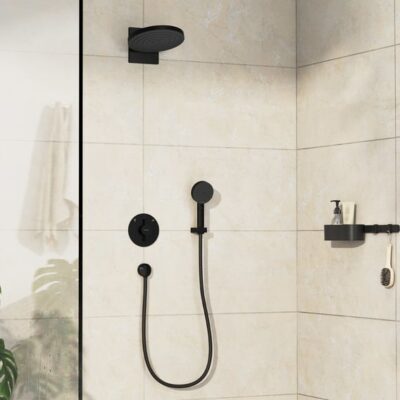 Hansgrohe DuoTurn S eengreeps inbouw mengkraan voor bad & douche 2 verbruikers mat-zwart 75418670 5