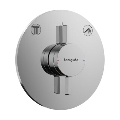 Hansgrohe DuoTurn S eengreeps inbouw mengkraan voor bad & douche 2 verbruikers chroom 75418000 9