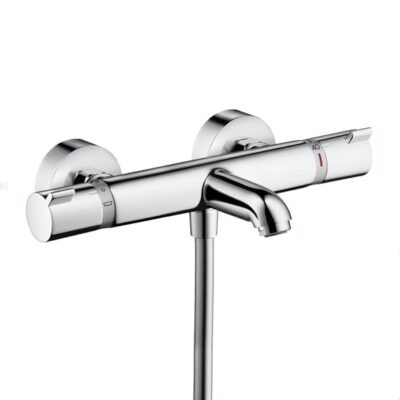 Hansgrohe Ecostat Comfort wandmontage thermostatische badmengkraan met knophendel chroom 13114000 4 Hansgrohe Ecostat Comfort wandmontage thermostatische badmengkraan met knophendel chroom 13114000 4
