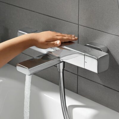 Hansgrohe Ecostat E opbouw bad thermostaatkraan 2 verbruikers chroom 15774000 5