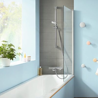 Hansgrohe Ecostat E opbouw bad thermostaatkraan 2 verbruikers chroom 15774000 6