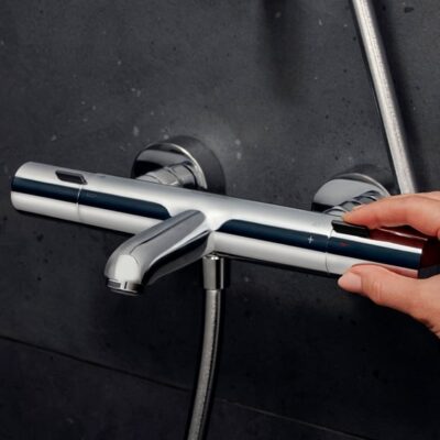 Hansgrohe Ecostat Fine opbouw bad thermostaatkraan 2 verbruikers chroom 13325000 4