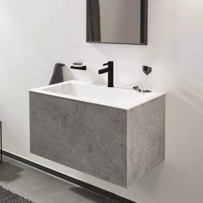 Hansgrohe Finoris wastafelkraan 100 met EcoSmart mat-zwart 76013670 6