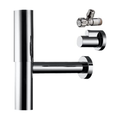 Hansgrohe Flowstar hoekstopkraan met knelkoppeling 1/2 en 3/8 aansluiting chroom 52120000 4