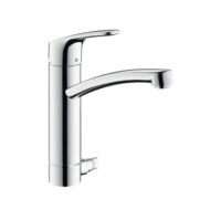 Hansgrohe Focus M41 eengreeps keukenmengkraan 200 met apparaatafsluitventiel – haaks draaibaar chroom 31803000