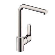 Hansgrohe Focus M41 keukenmengkraan 280 haaks edelstraal finish 31817800
