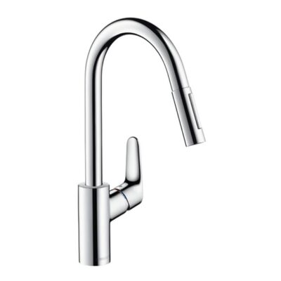 Hansgrohe Focus M41 keukenmengkraan uittrekbaar 2 straalsoorten chroom 31815000 7 Hansgrohe Focus M41 keukenmengkraan uittrekbaar 2 straalsoorten chroom 31815000 7